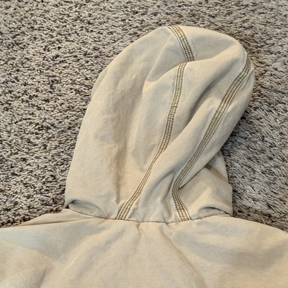 Carhartt Canvas Hooded Jacket Tan Quilted Lined Zip Front Women's XS (0/2) - Picture 13 of 16